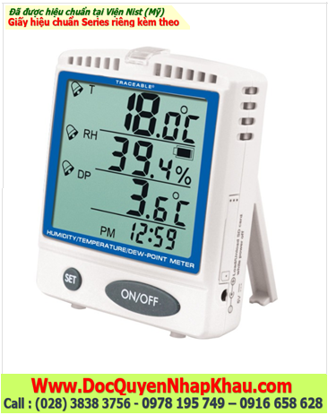 Traceable 6404, Ẩm kế dải đo 0%RH to 90%RH Traceable @ 6404 Memory-Card Humidity /Temperature /Dew Point